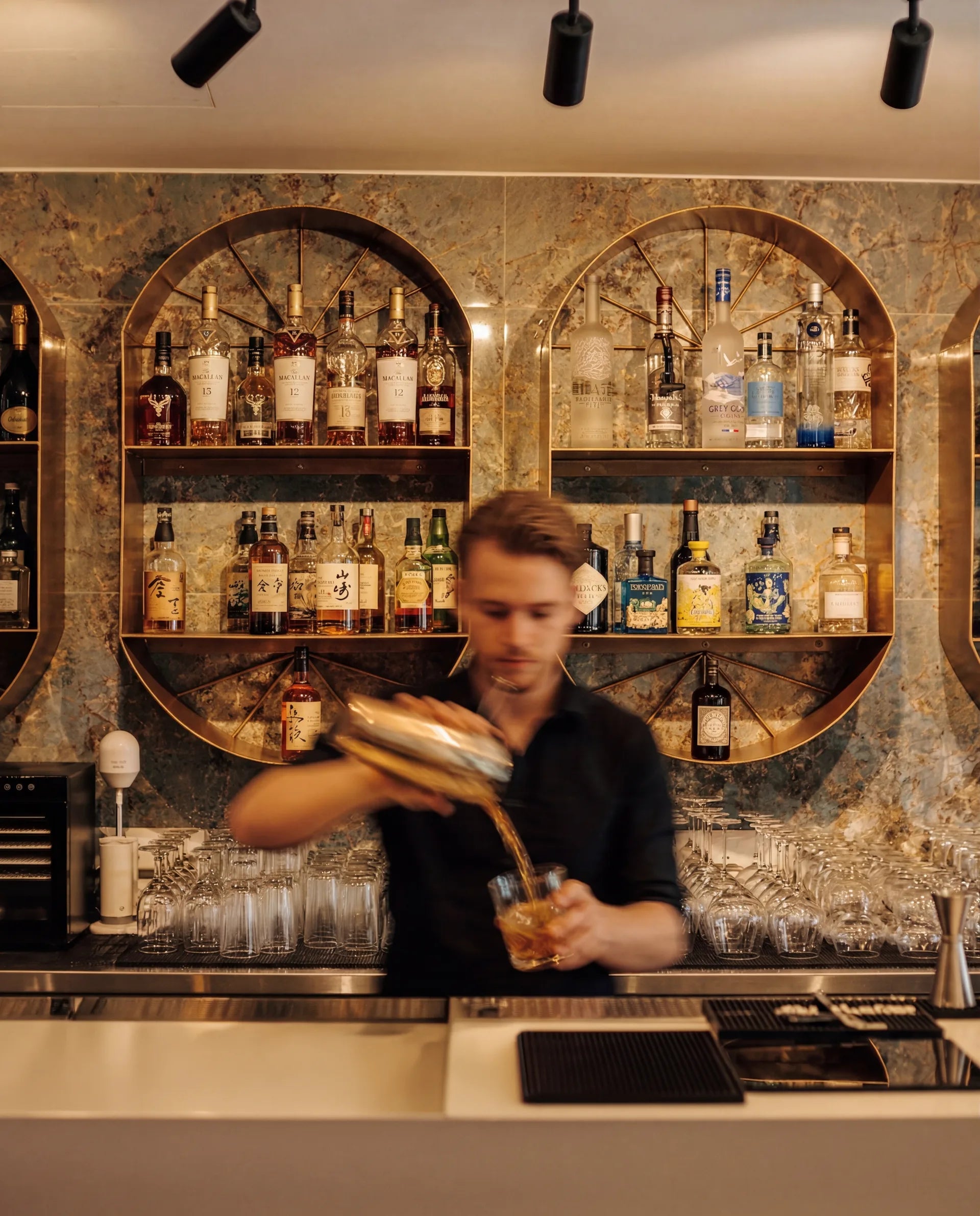 Cocktail bar at Momo Asian Kitchen Bar